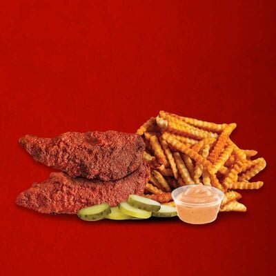 Dave’s Hot Chicken Combo #1 with two tenders