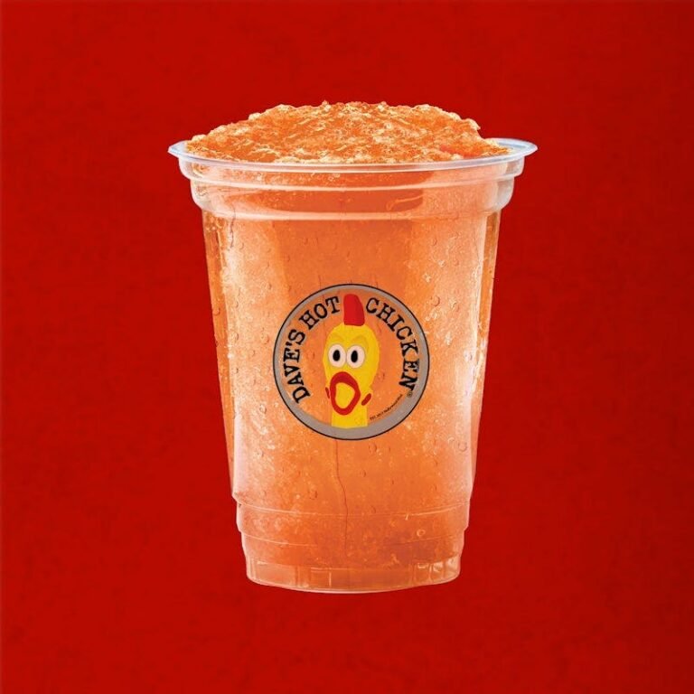 Dave’s Hot Chicken Frozen Hi-C Orange LavaBurst slusher