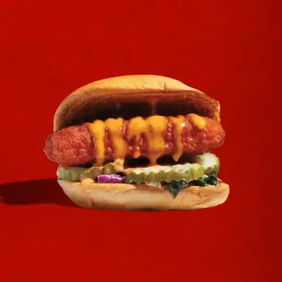 Dave’s Hot Chicken Hot Mozz slider