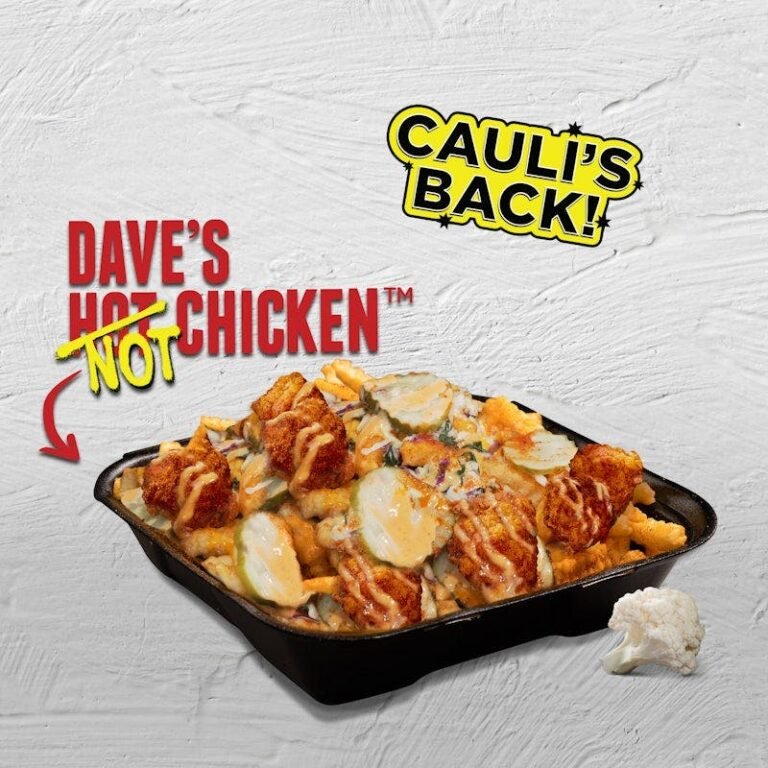 Dave’s Hot Chicken large cauliflower Top-Loaded Fries with cheese