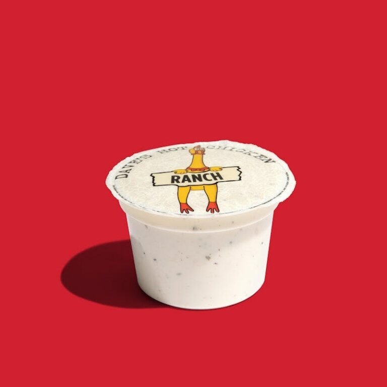 Dave’s Hot Chicken large side of Dave’s ranch sauce