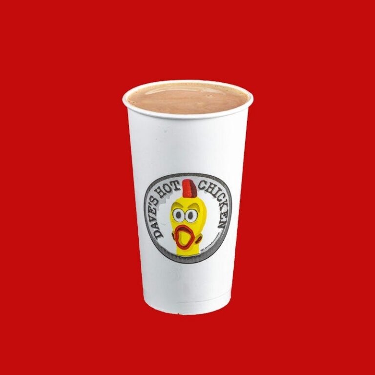 Dave’s Hot Chicken regular chocolate shake