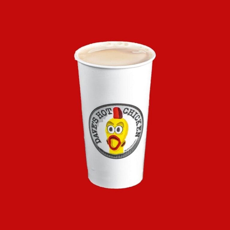 Dave’s Hot Chicken regular vanilla shake