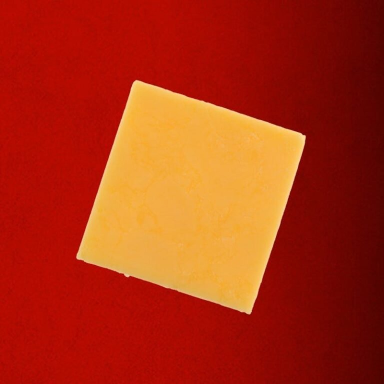 one slice of American cheese from Dave’s Hot Chicken